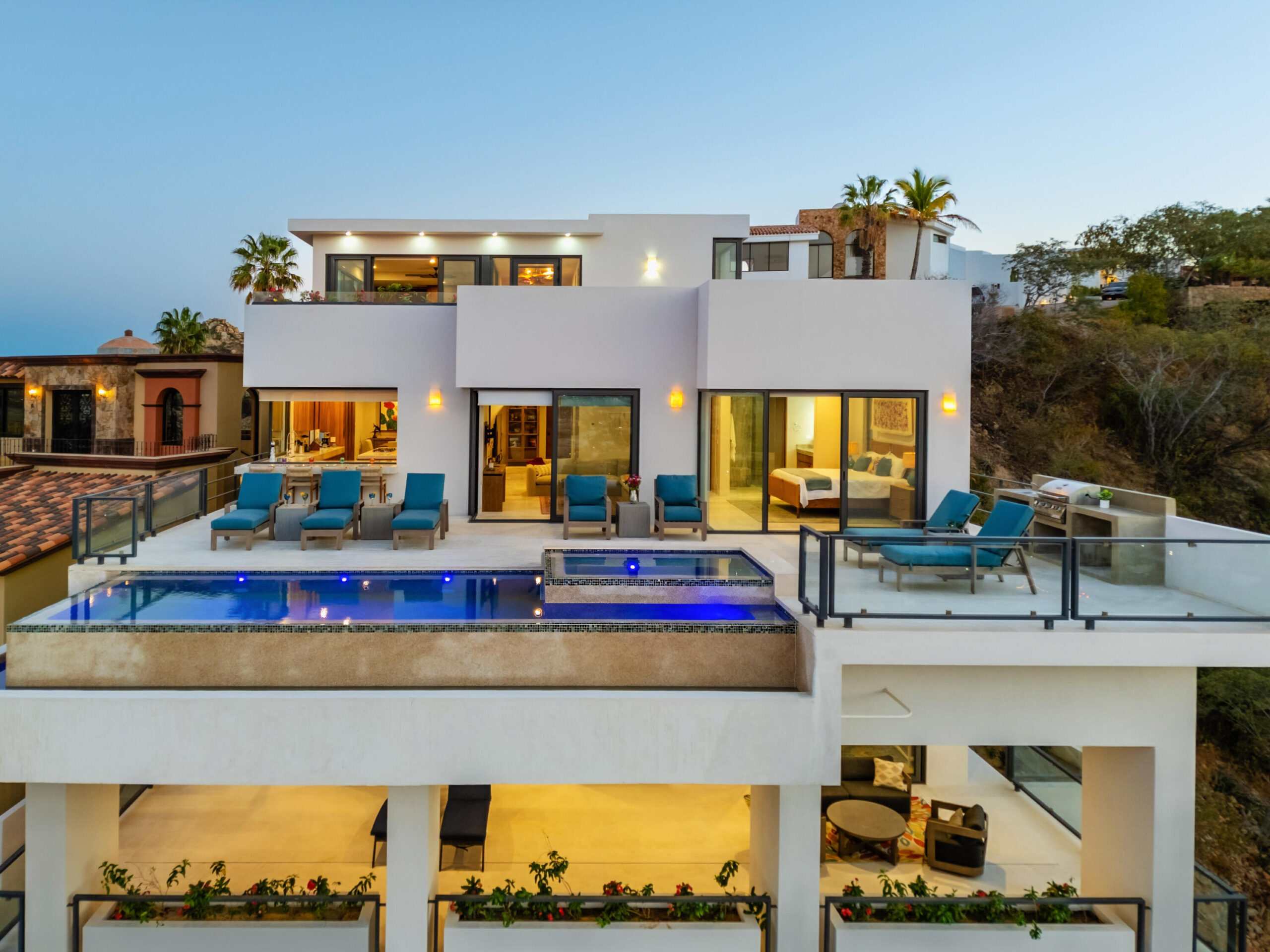 Cabo San Lucas Pedregal Csl Perched high above the Pacific on the iconic cliffs of Pedregal, Casa Q is a rare opportunity to own one of Los Cabos' most spectacular for sale
