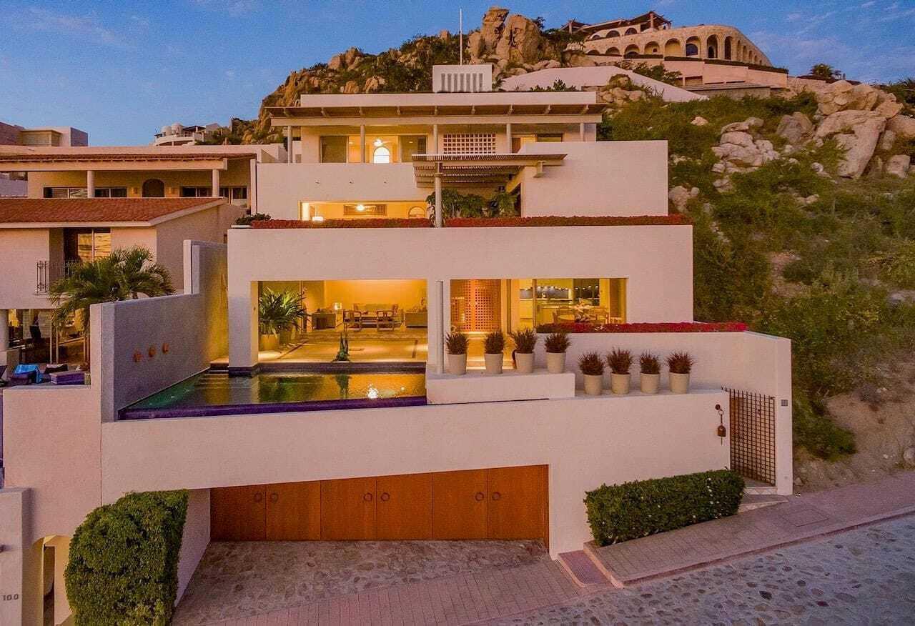 Cabo San Lucas Pedregal Csl This architect-designed luxury villa for sale in El Pedregal, Cabo San Lucas sits on one of the most exclusive addresses on the Pacific side of Land's End. Casa Alcaravan offers 6,536 sq ft across 5 bedrooms and 5 bathrooms, with 4,384 sq ft of air-conditioned living space and 3,267 sq ft of decks built for ocean- – Casa Alcaravan, Cabo San Lucas, BS